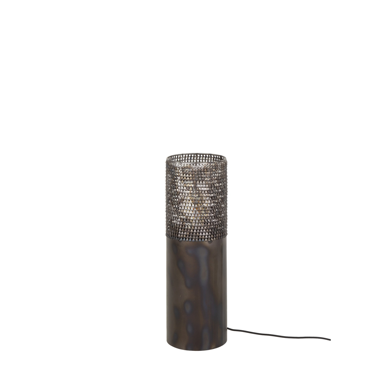 Stehleuchte Crocodi - Metall Schwarzbraun gebrannt, inkl. LED, 60 cm