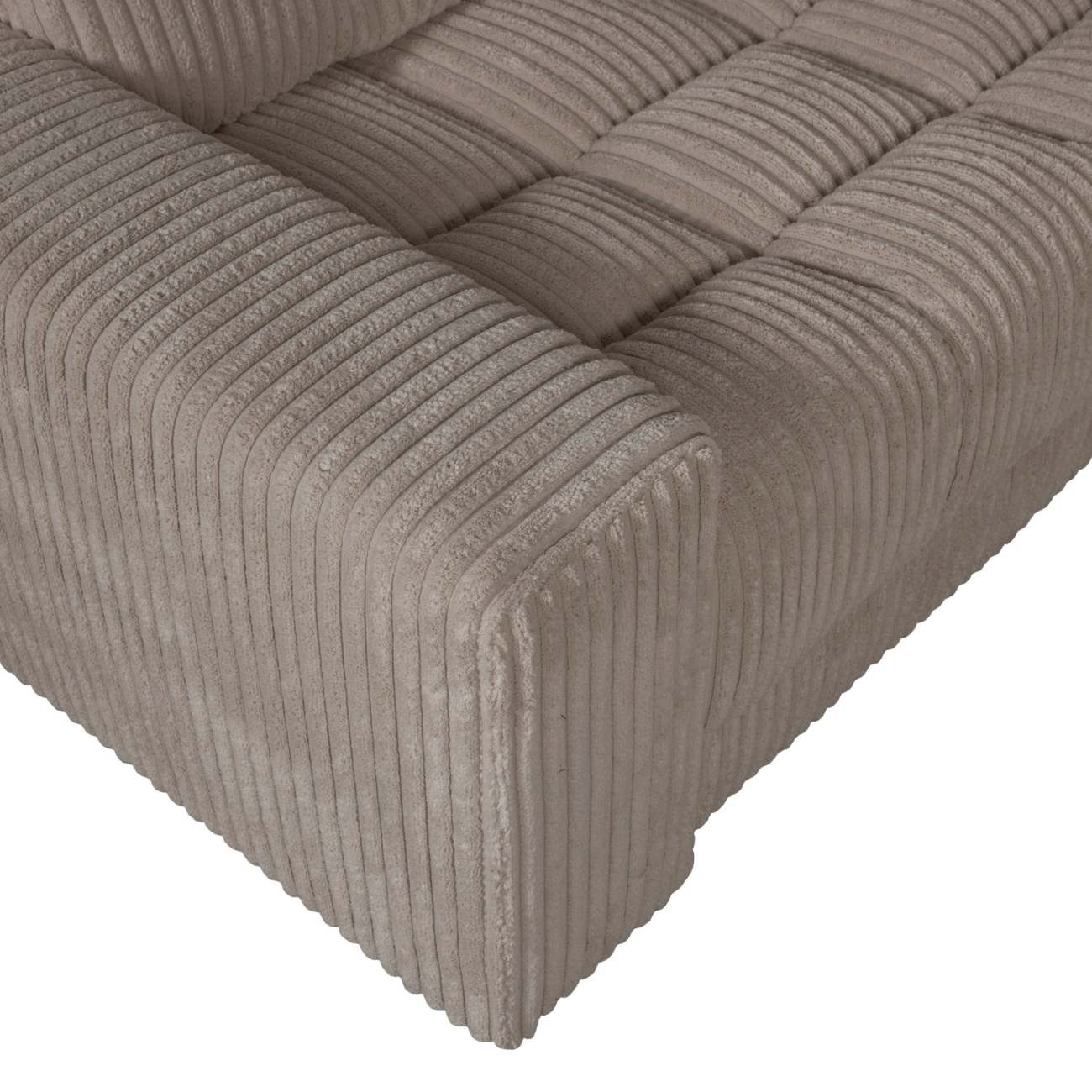 Ecksofa Date mit Cordbezug Links, Mud