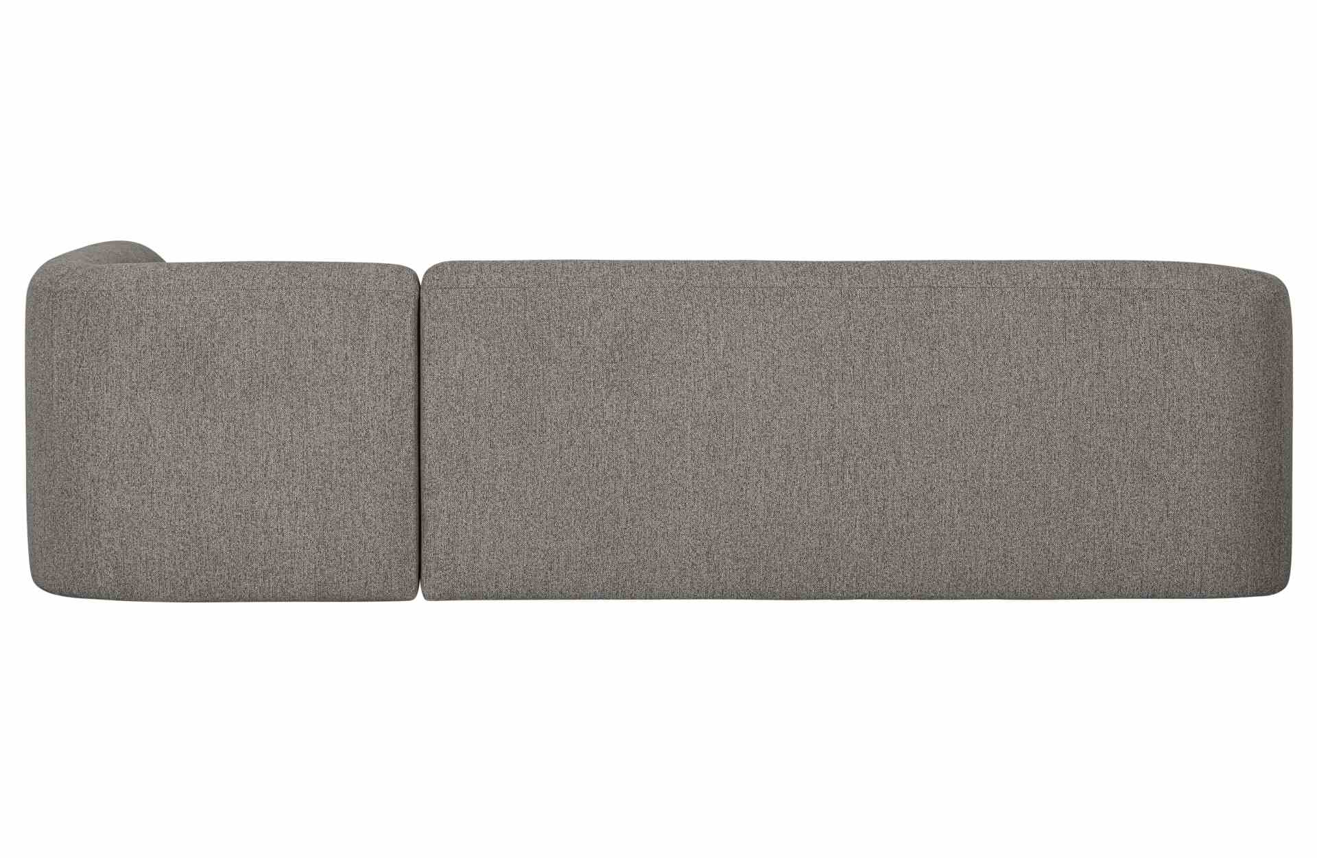 Ecksofa Sloping, Rechts, Grau