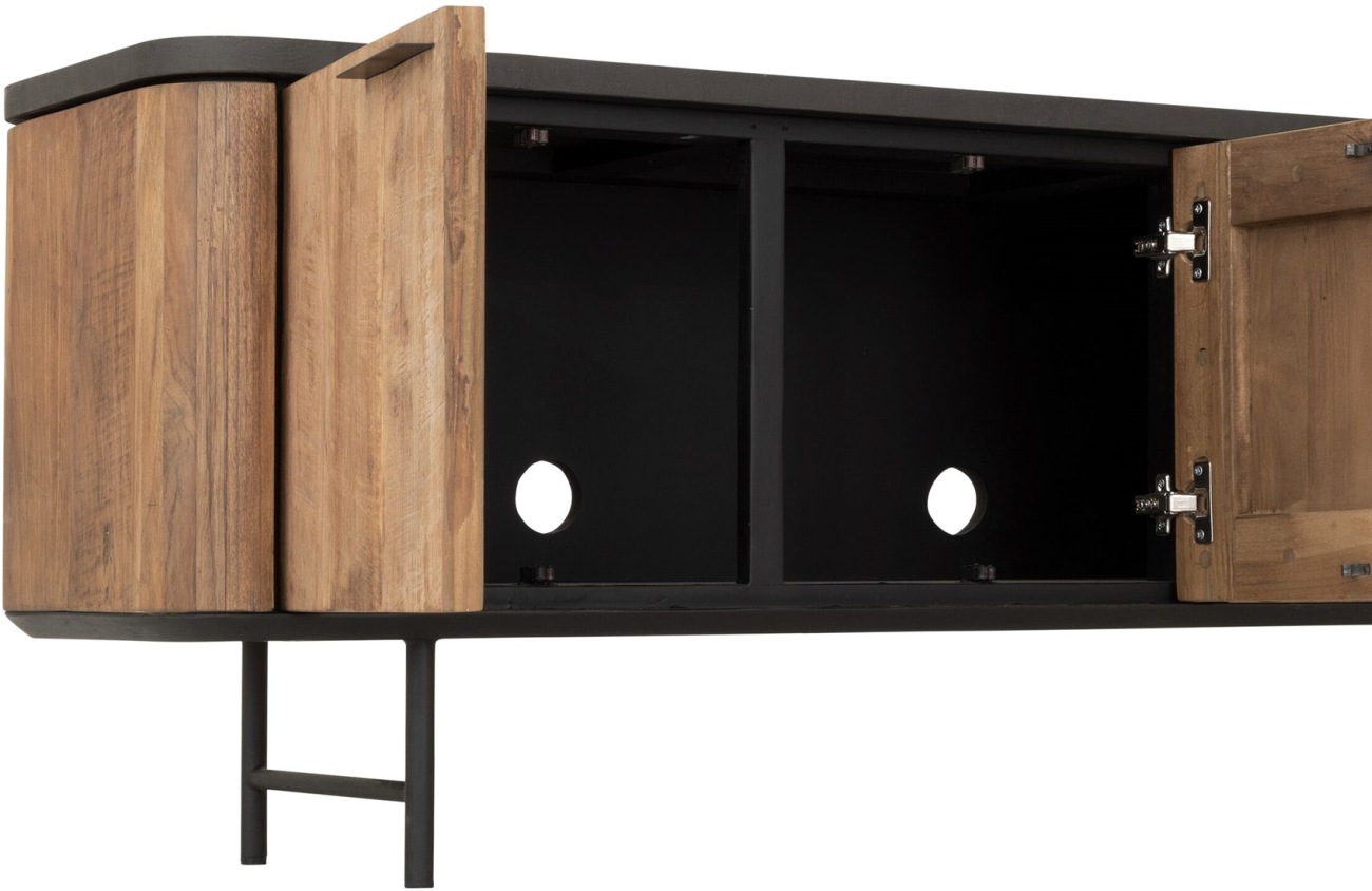 TV Board Soho aus recyceltem Teakholz, 190 cm