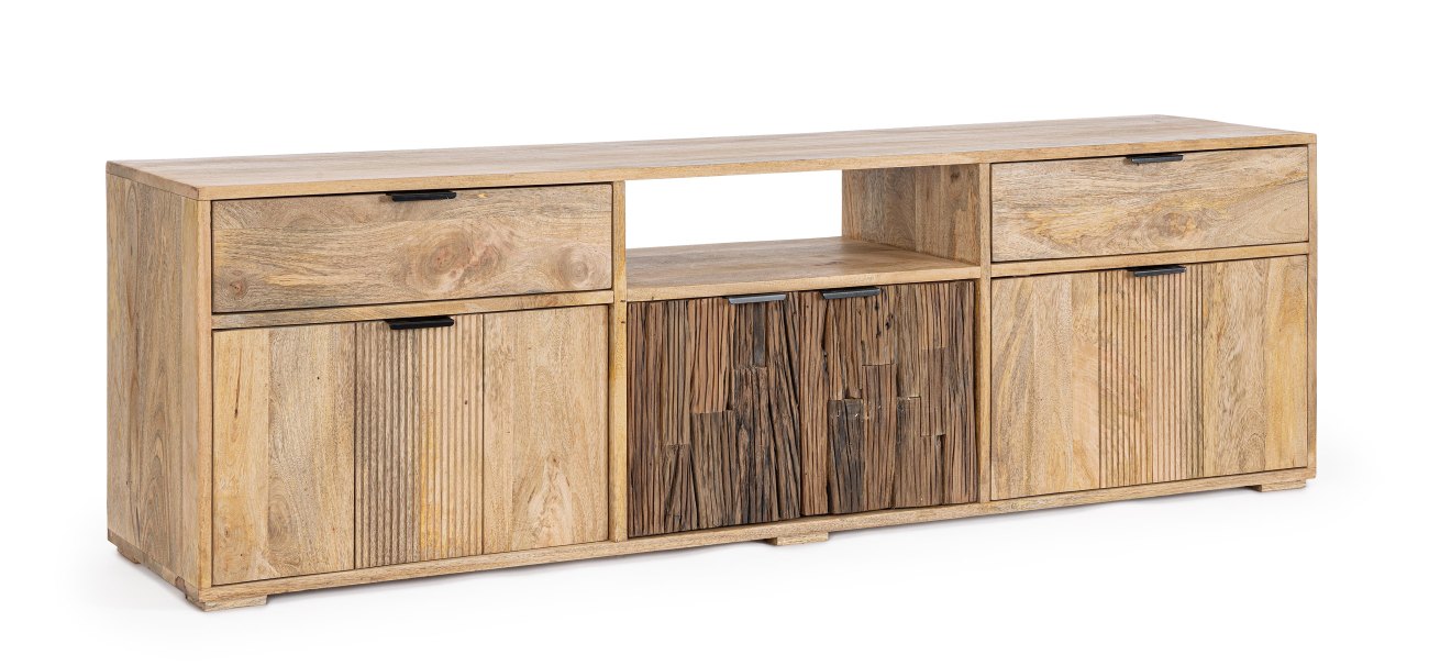 TV-Board Nashik aus Mangoholz, 175 cm