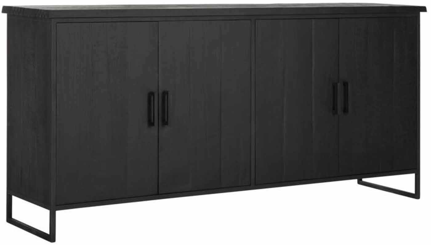 Sideboard Beam, Teak Schwarz