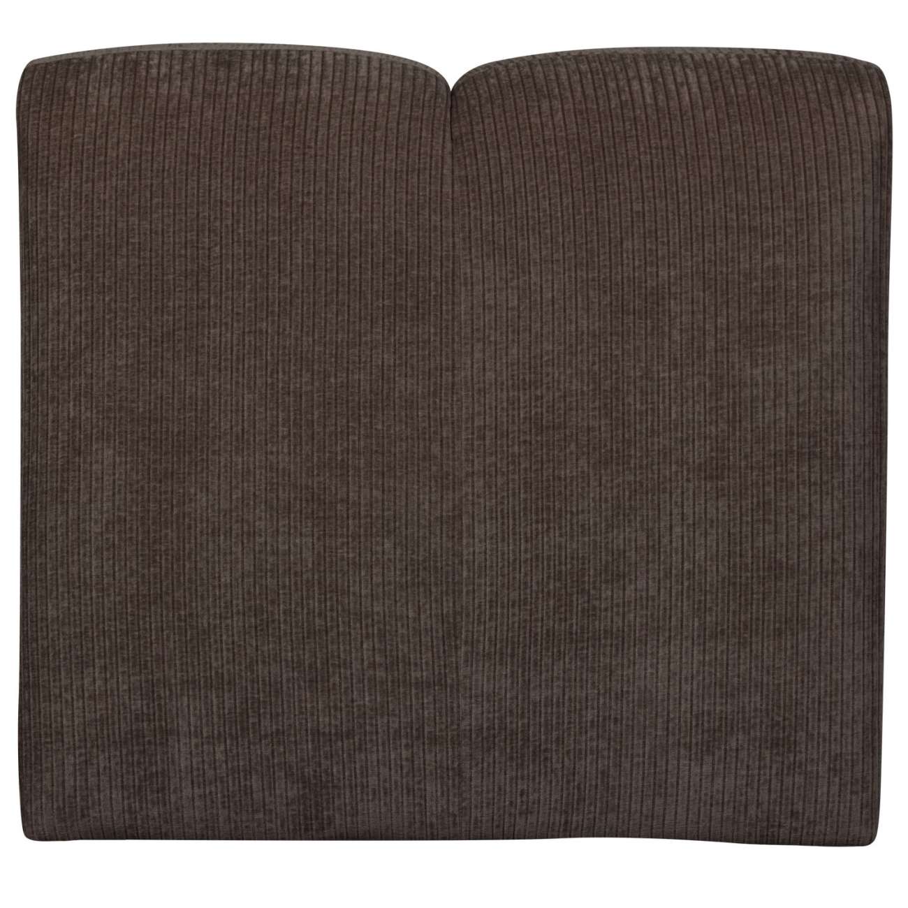 Modulsofa Mojo Flachcord Einzel-Element, Braun