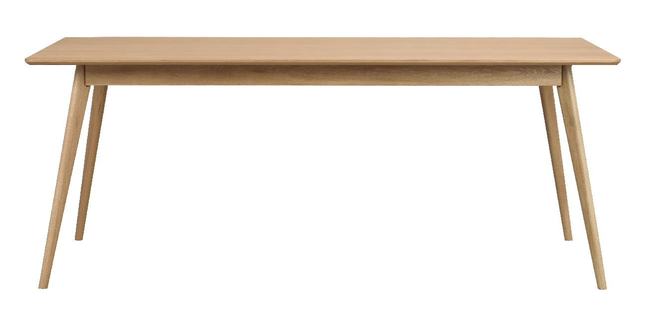 Esstisch Yumi Rechteckig 190x90cm, MDF Eiche Natur