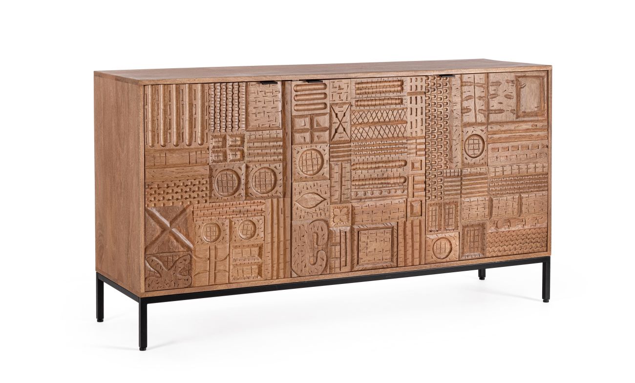 Sideboard Kindia aus Mangoholz, 145 cm