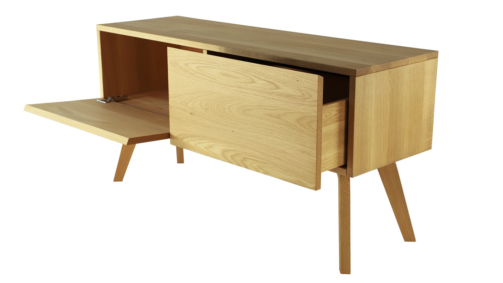 Sideboard Dweller aus Eichenholz, 120 cm