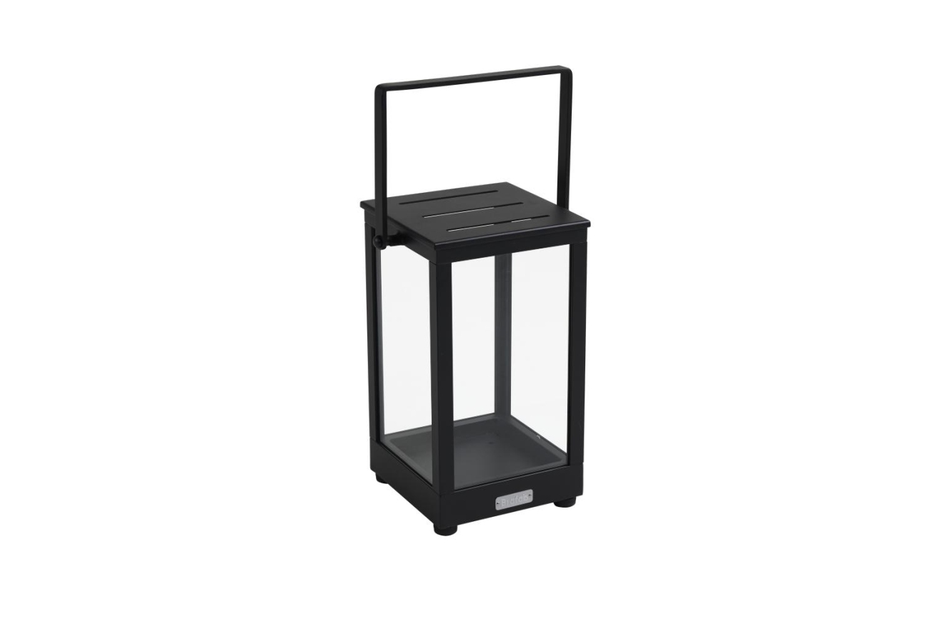 Windlicht Belfort aus Metall Small, Schwarz