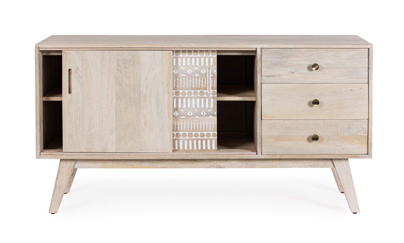 Sideboard Indria aus Mangoholz, 145 cm