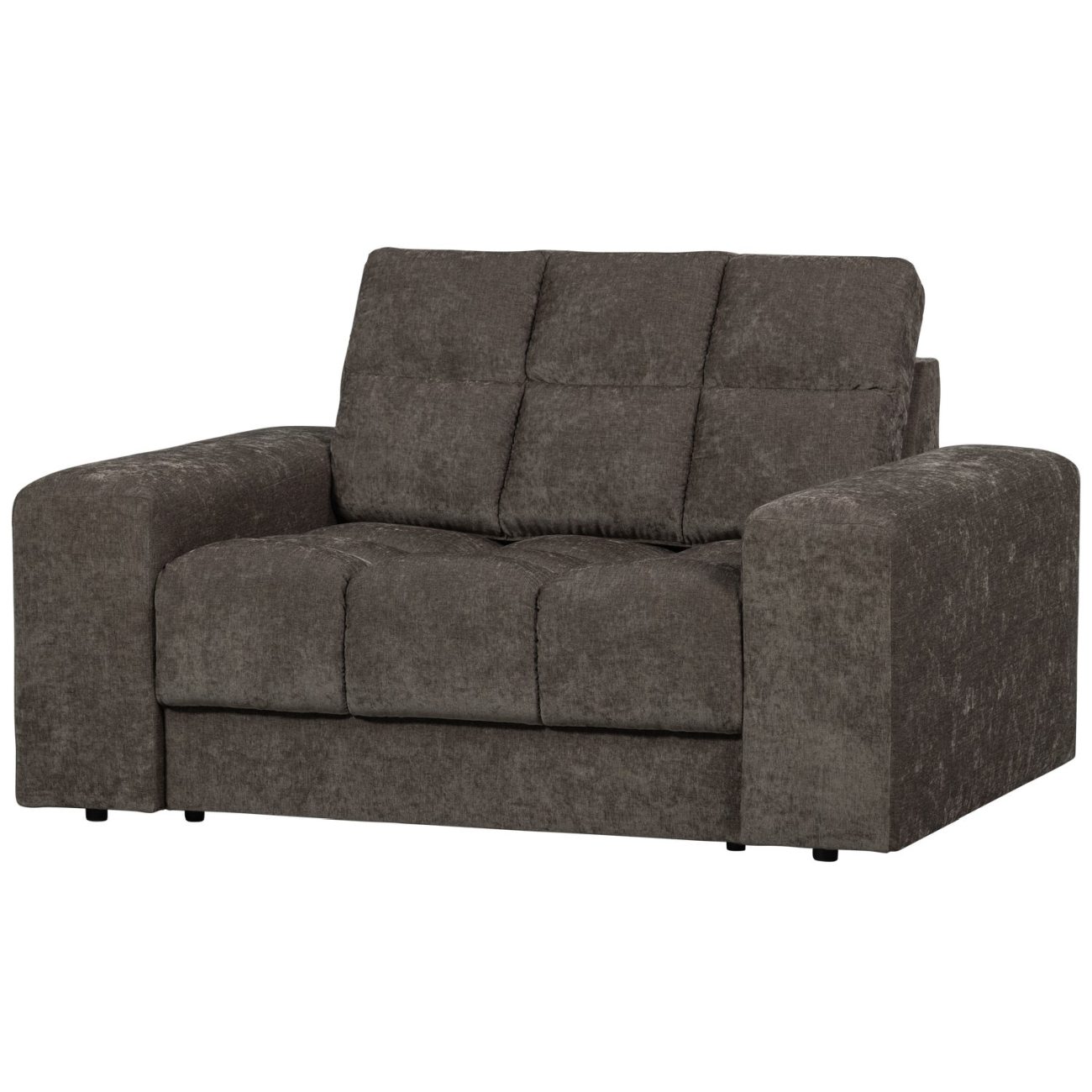 Loveseat Date aus Webstoff, Grau