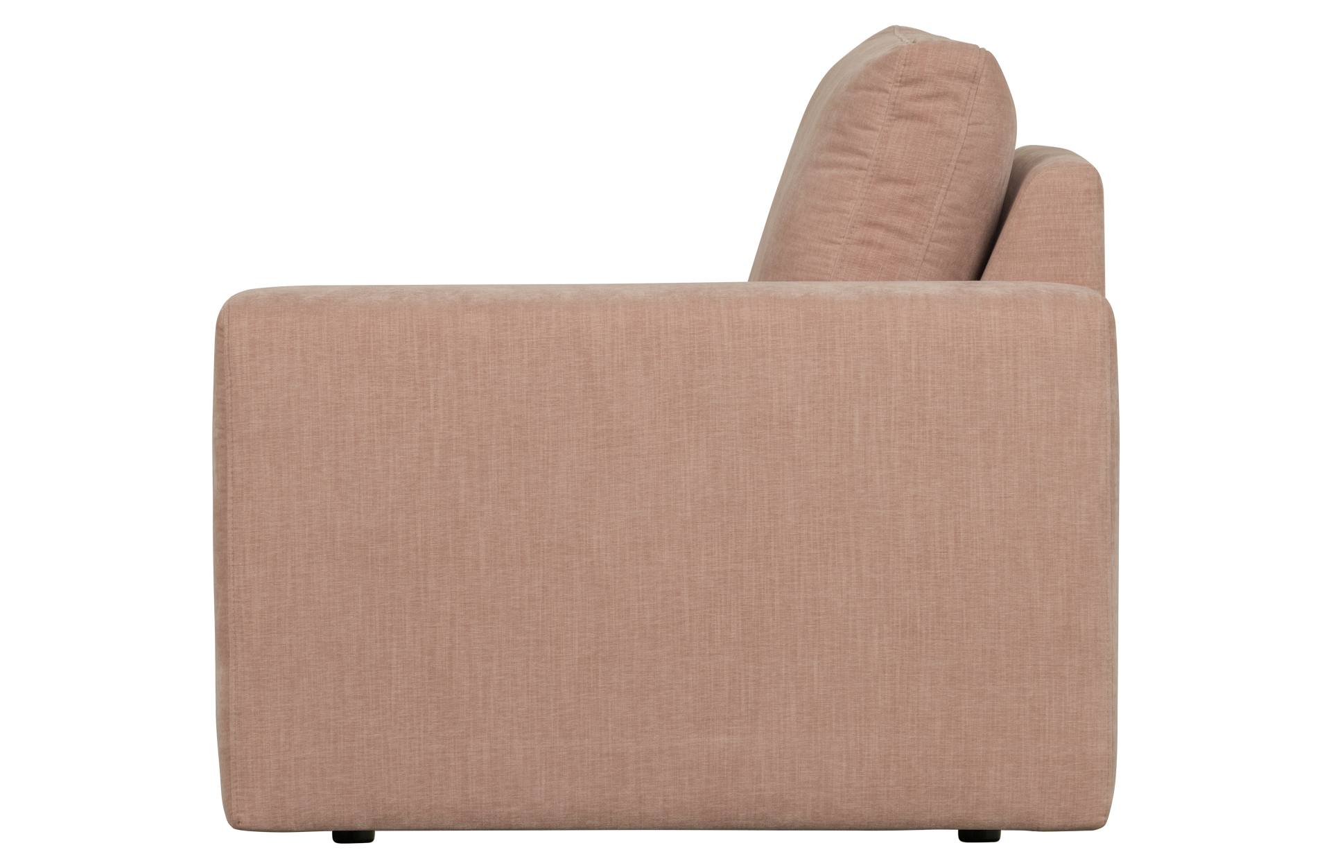 Modulsofa Family 1-Seat Element Rechts, Rosa