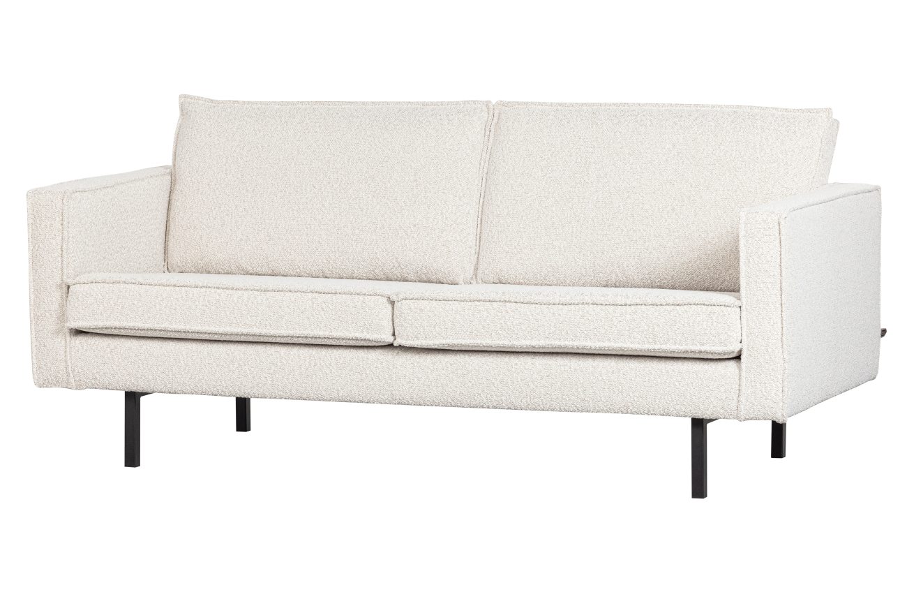 Sofa Rodeo 2,5 Sitzer aus Boucle-Stoff, Natur