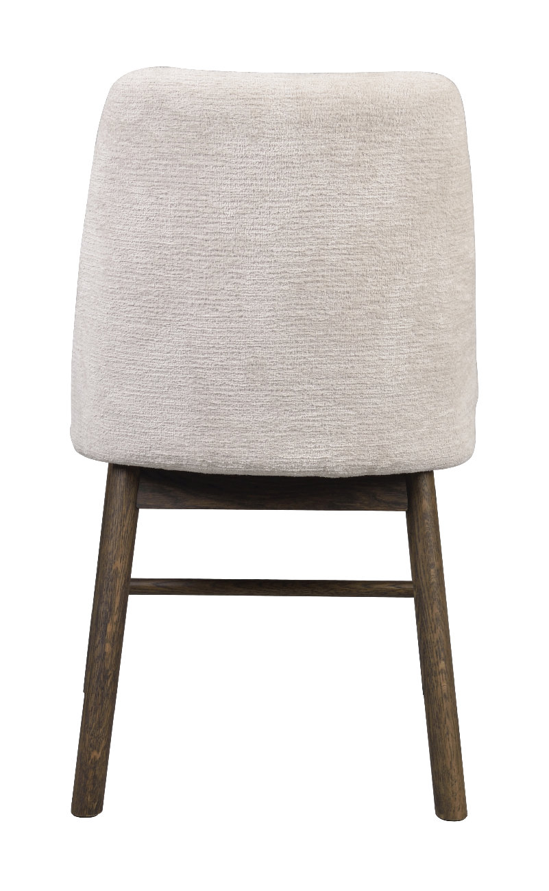 Stuhl Amesbury Beige, Gestell Eiche braun