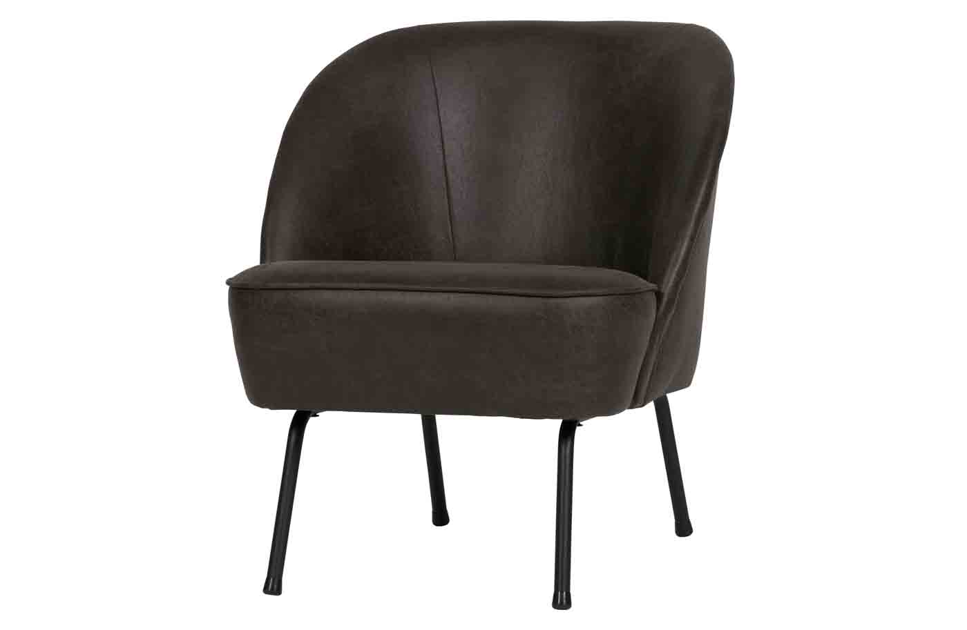 Sessel Vogue Kunstleder, Schwarz