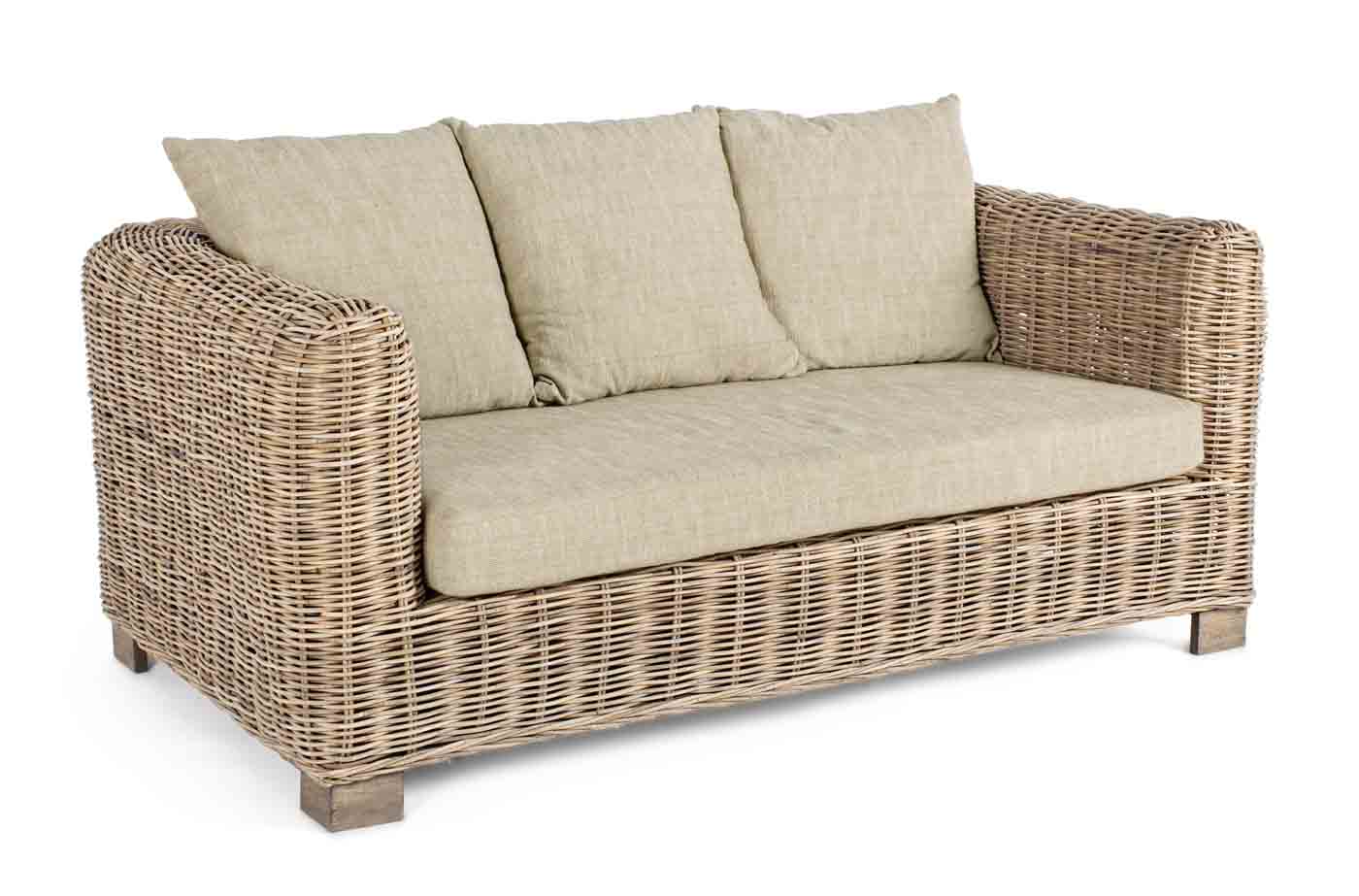 Rattansofa Fortaleza, 2 Sitzer