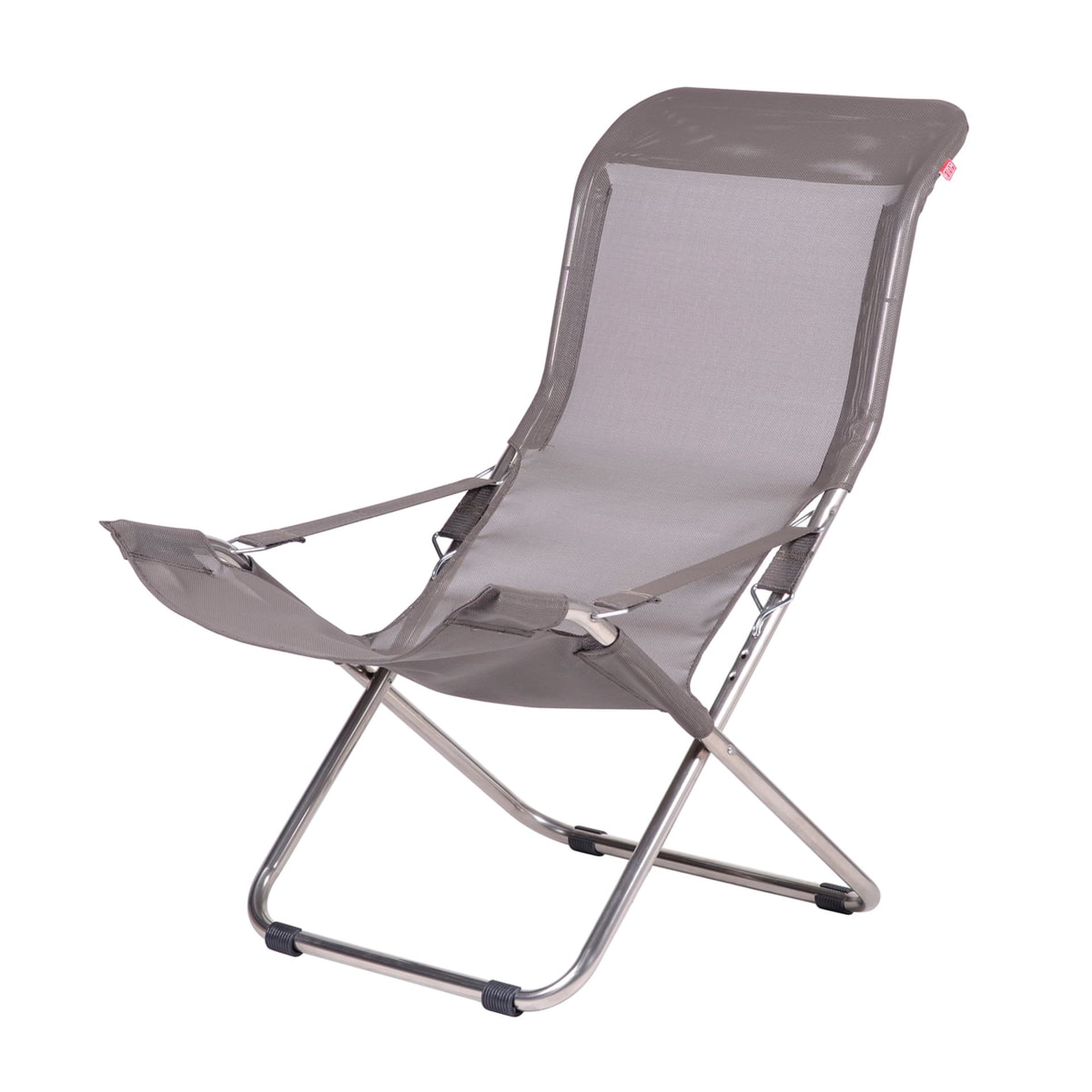 Sessel Fiesta aus Aluminium, Taupe