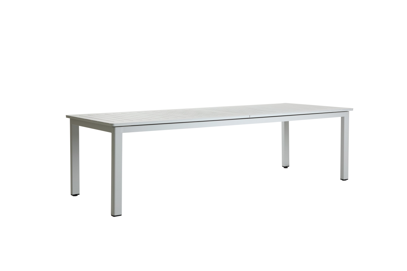 Gartenesstisch Lomma XL, 260-380x100 cm, Hellgrau