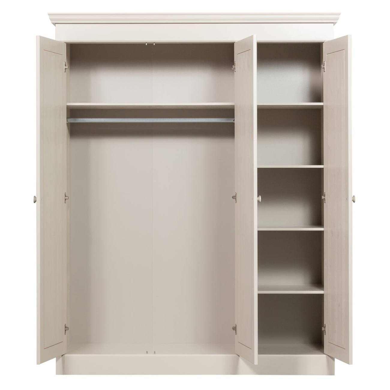 Kleiderschrank Olivia aus Kiefernholz, Dust