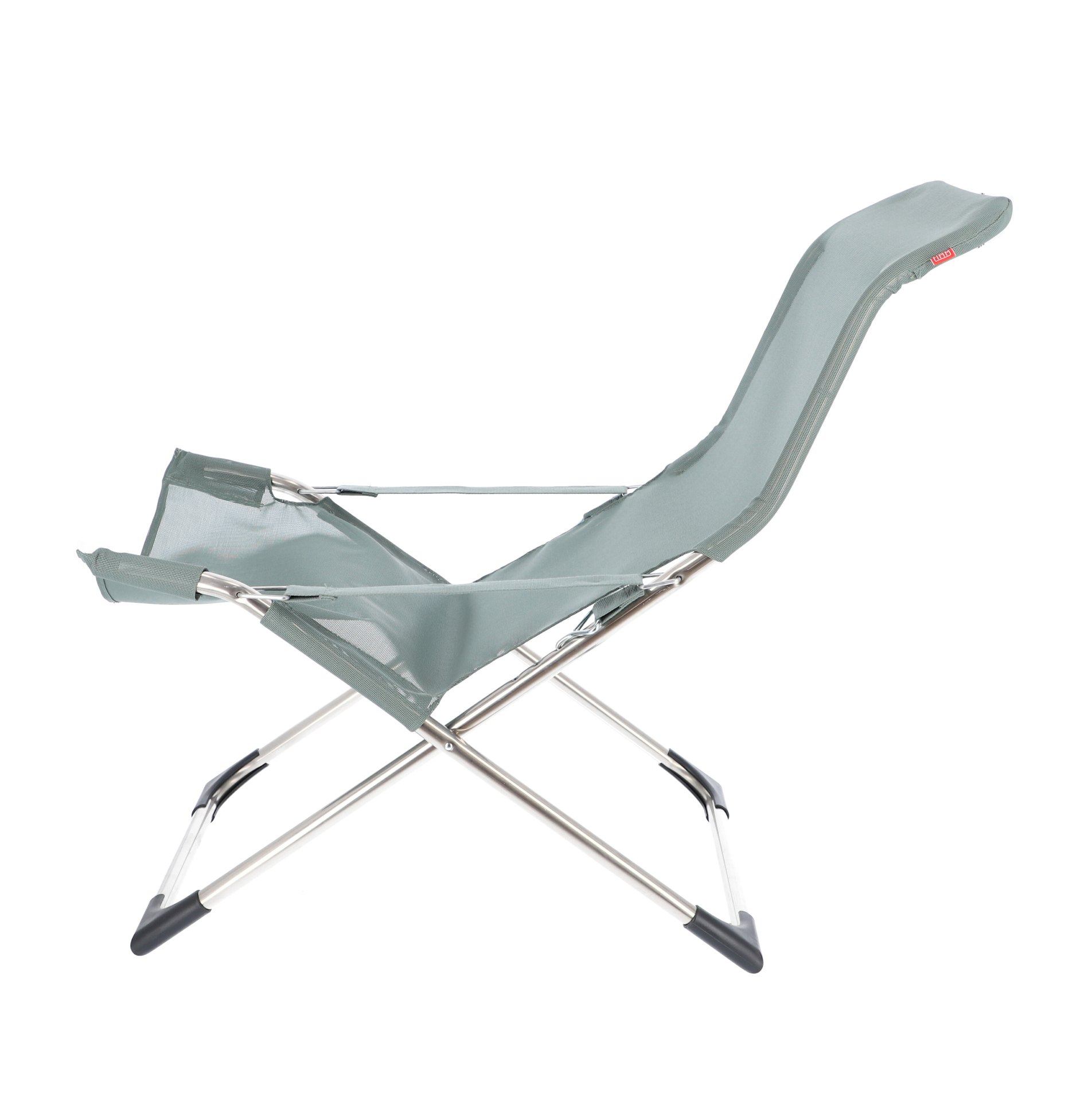 Sessel Fiesta aus Aluminium, Salbei