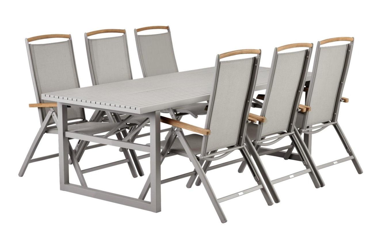 Gartenesstisch Vevi 230x95 cm, Kaki