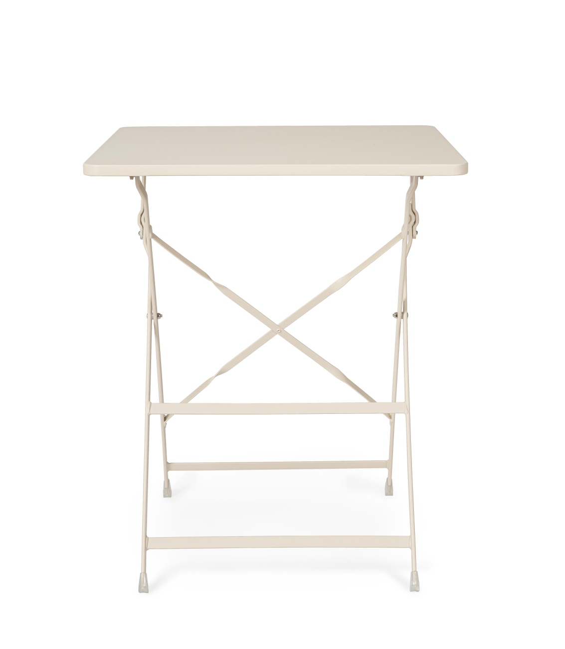 Gartentisch Yasmin aus Metall 60x60 cm, Champagner