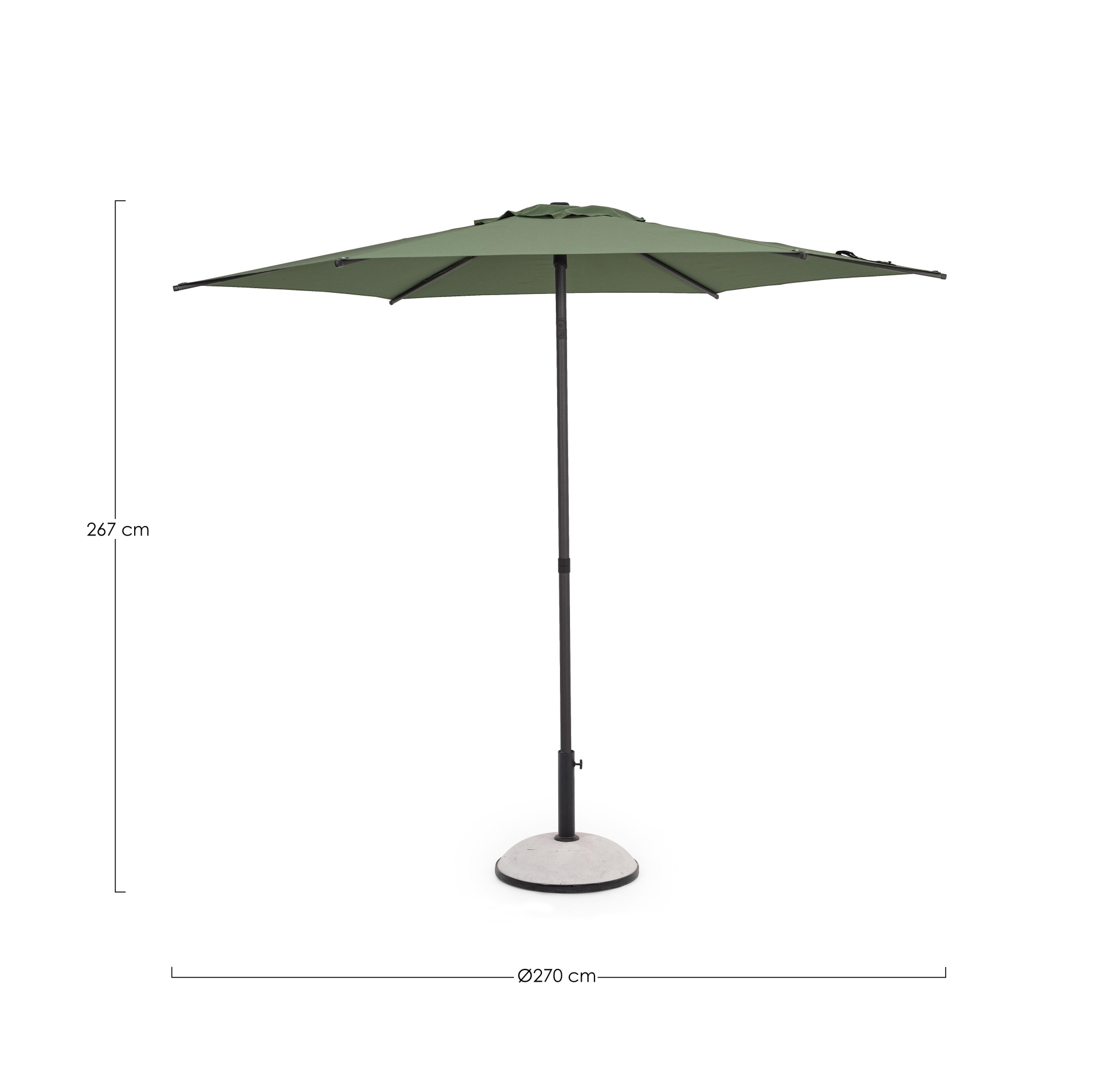 Sonnenschirm Samba Ø 300 cm, Olive