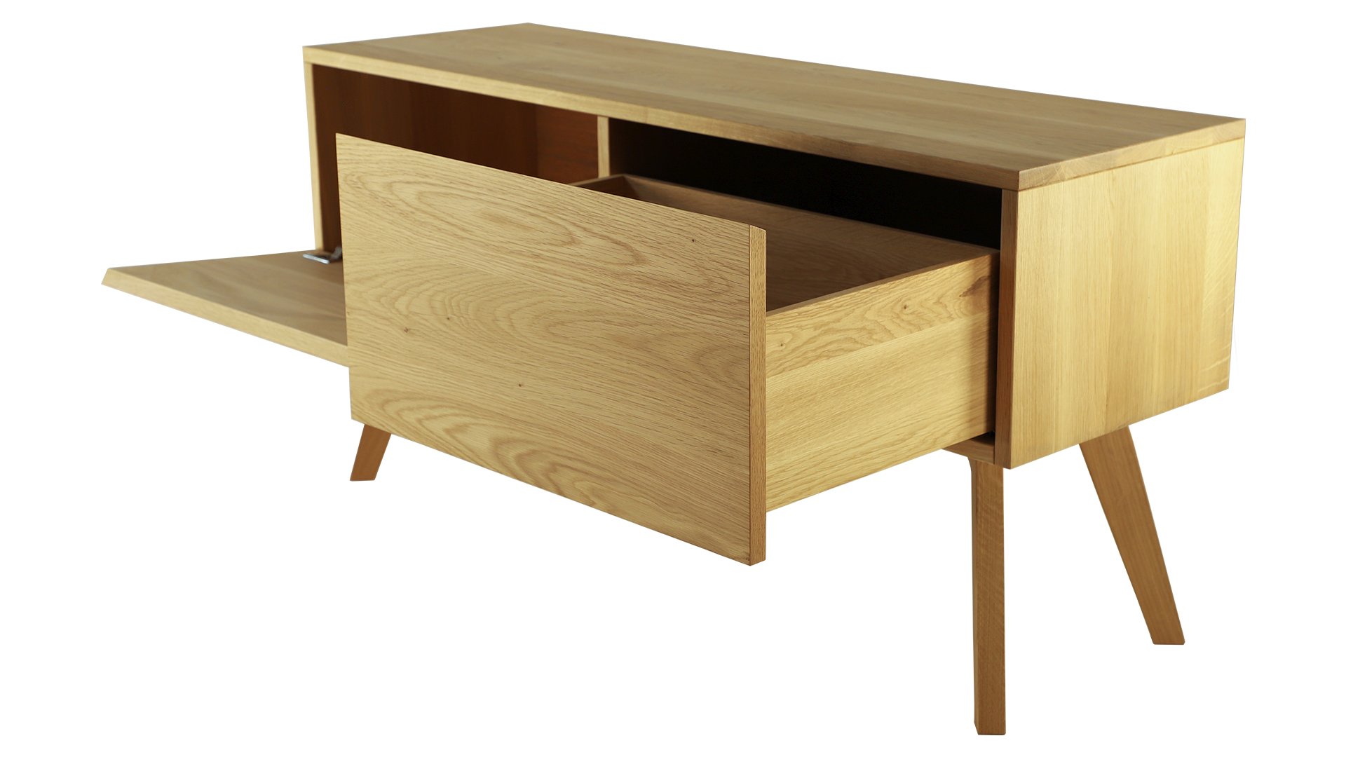 Sideboard Dweller aus Eichenholz, 120 cm