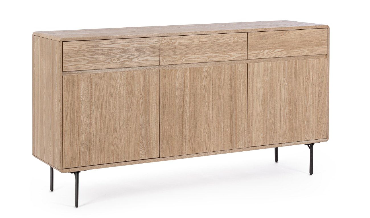 Sideboard Widald aus Eschenholz, Natur