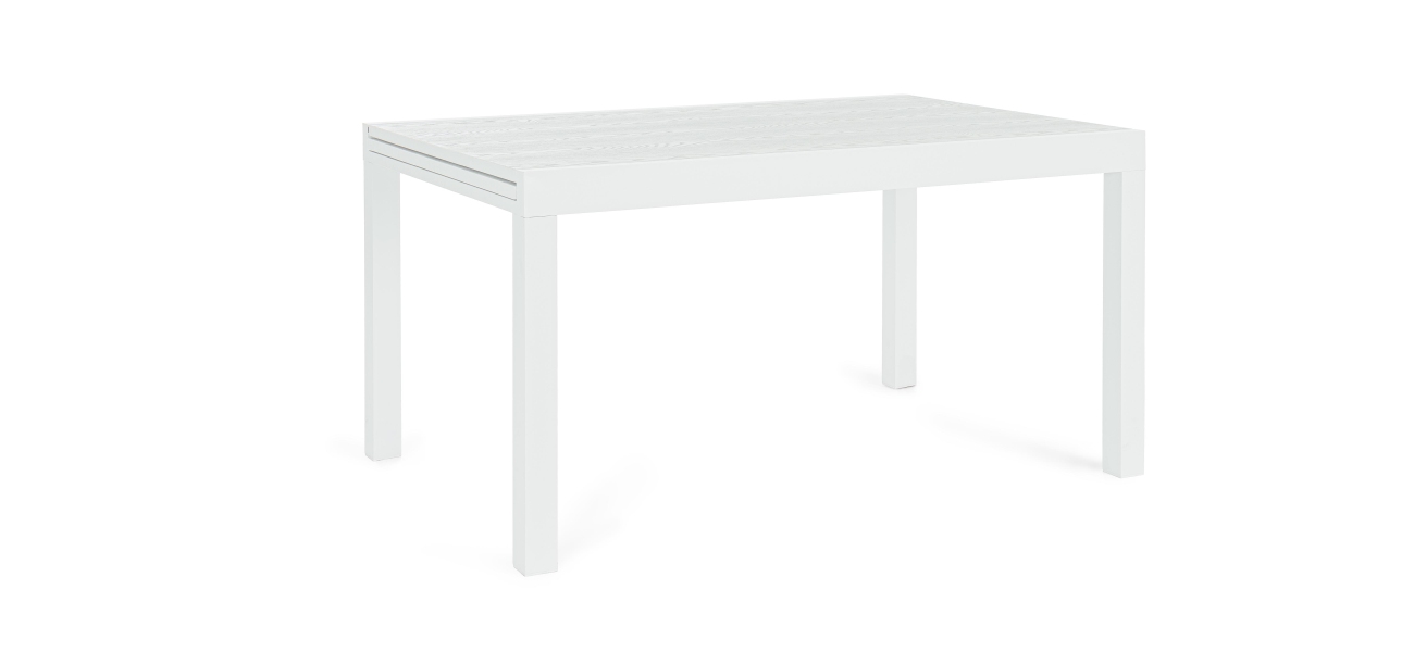 Gartenesstisch Cliv Ausziehbar 135-270x90 cm, Weiß Gartenesstisch Cliv Ausziehbar 135-270x90 cm, Weiß