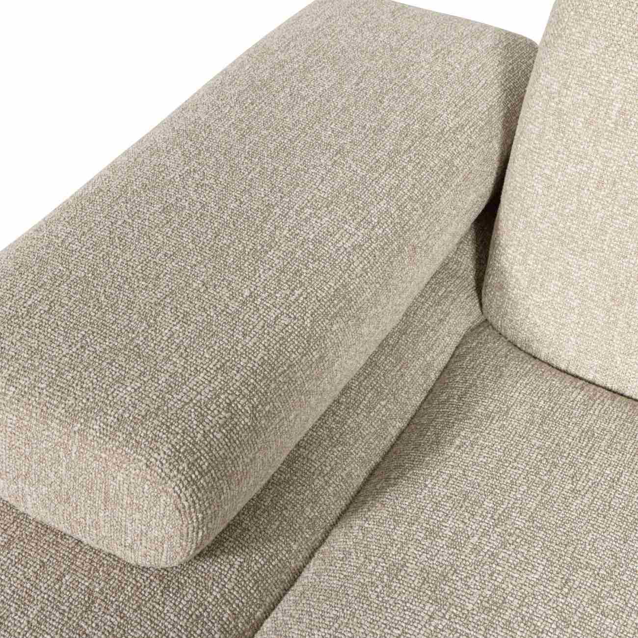 Modulsofa Mojo Boucle Chaiselongue-Links, Beige