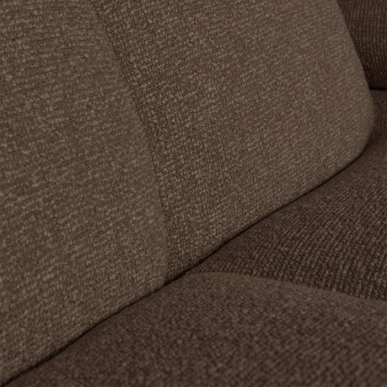 Modulsofa Mojo Boucle 1,5er Arm-Rechts, Braun