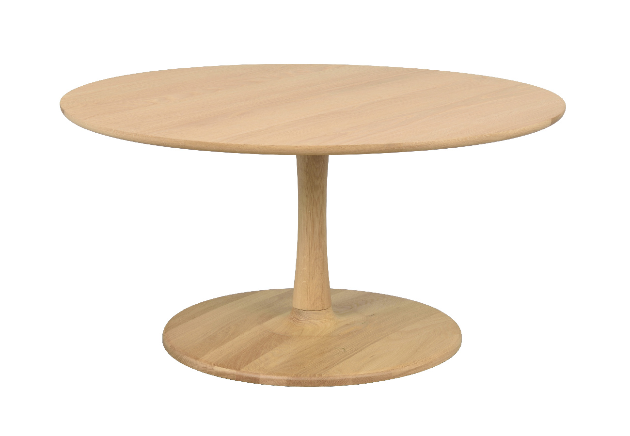 Couchtisch Hobart Rund, 90cm, Eiche Natur