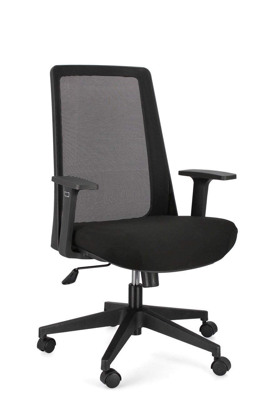 Bürostuhl Wesley mit Armlehne, Schwarz Bürostuhl Wesley mit Armlehne, Schwarz