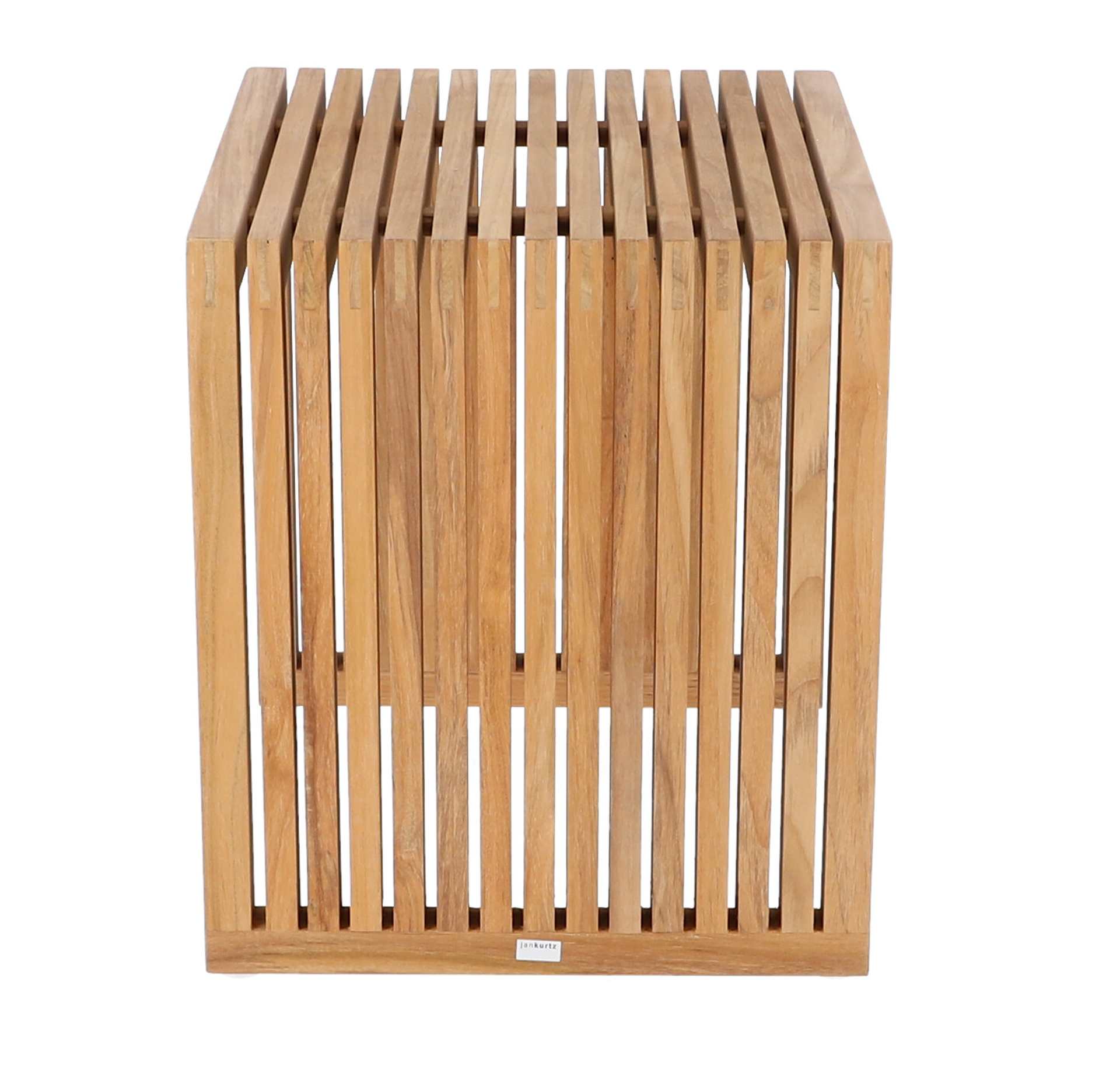 Hocker Tivoli aus Teakholz