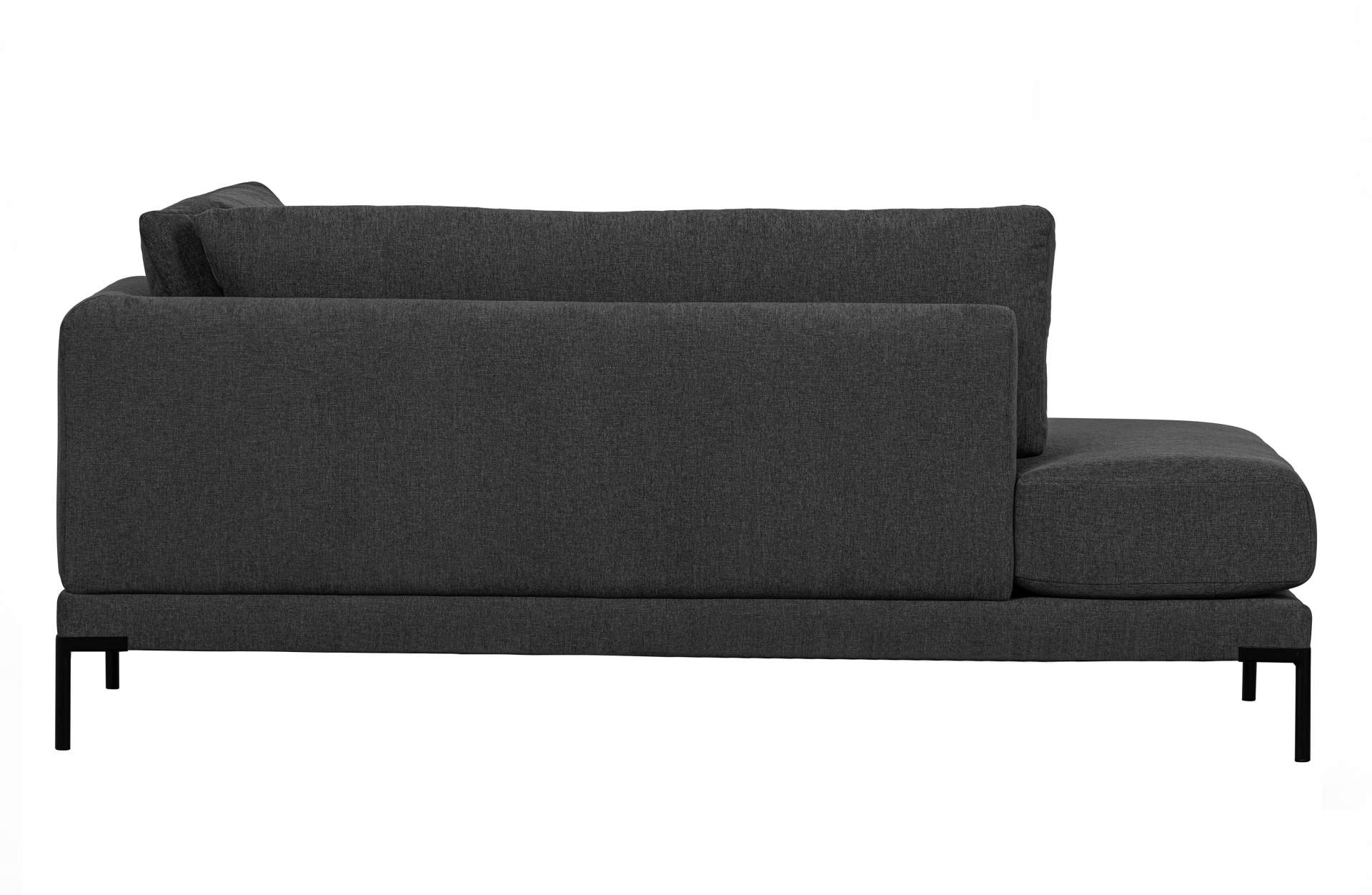 Modulsofa Couple Lounge Element Links, Dunkelgrau