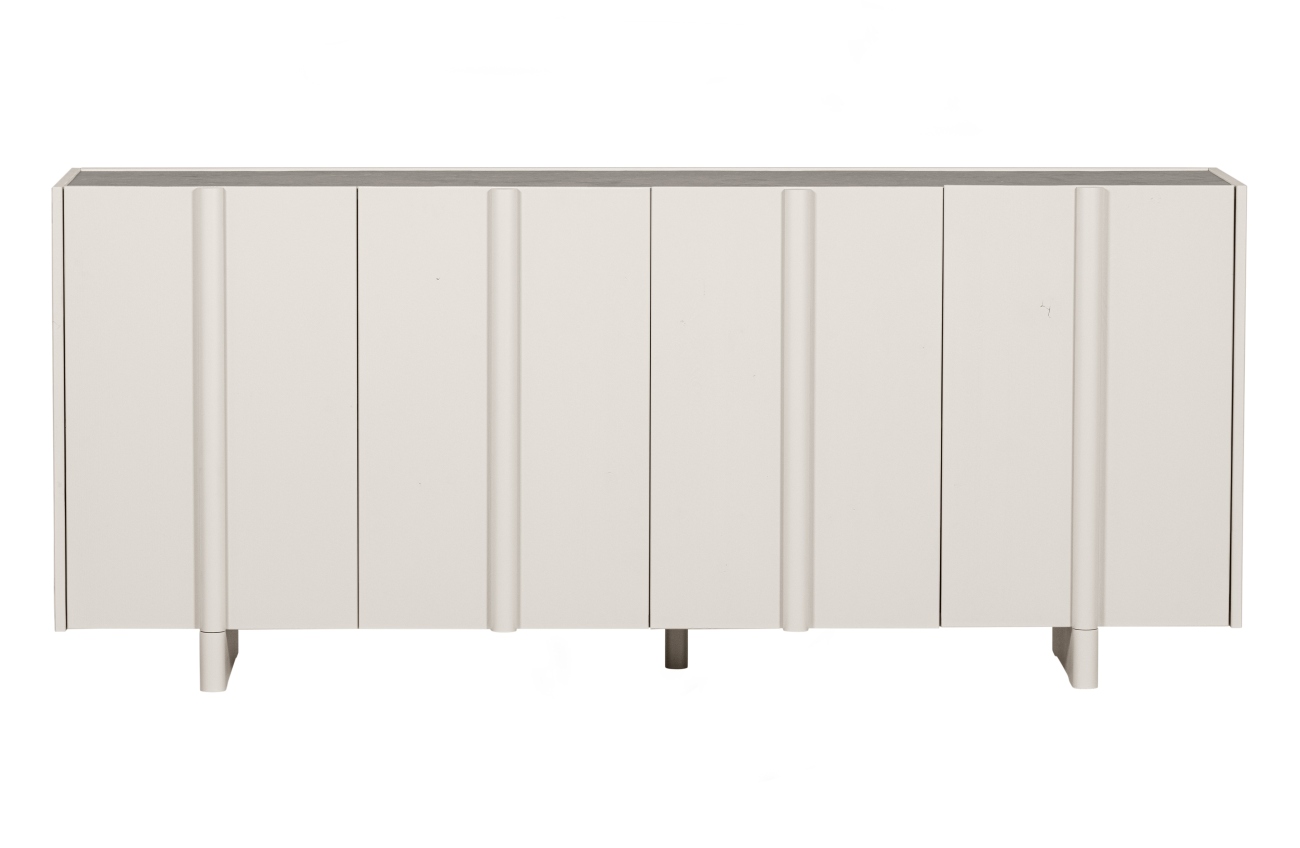 Sideboard Basu aus Kiefernholz, Natur