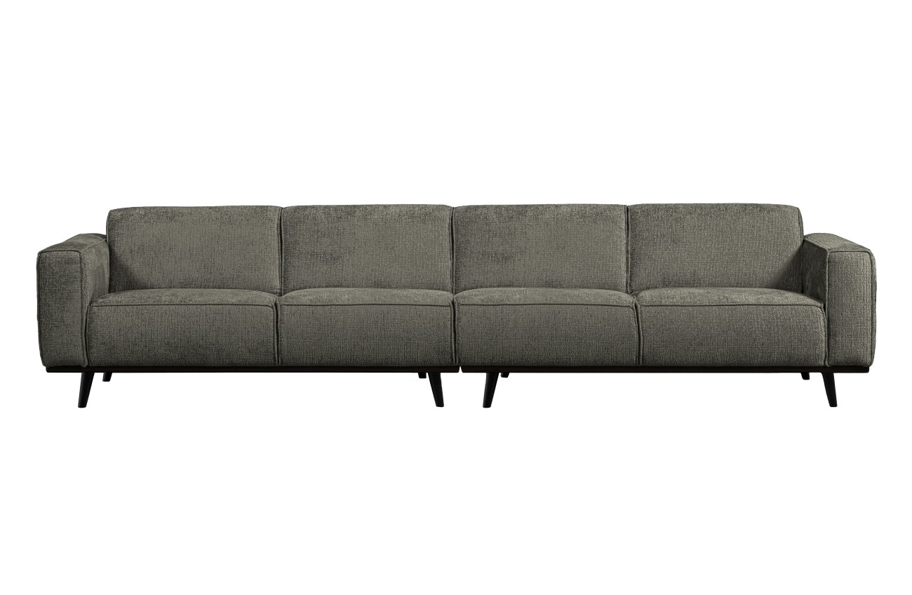 Sofa Statement aus Struktursamt 372 cm, Frost