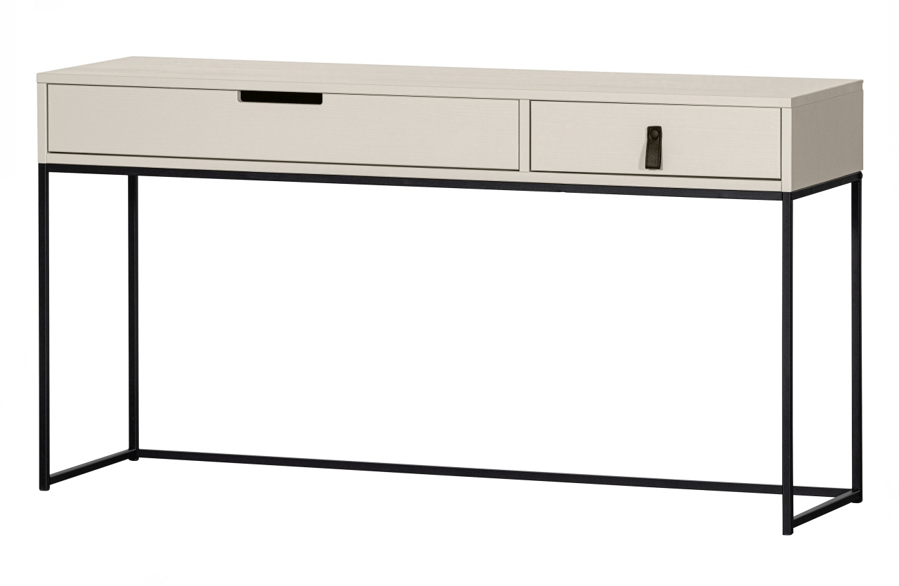 Konsole Silas aus Kiefernholz, Hellgrau Konsole Silas aus Kiefernholz, Hellgrau