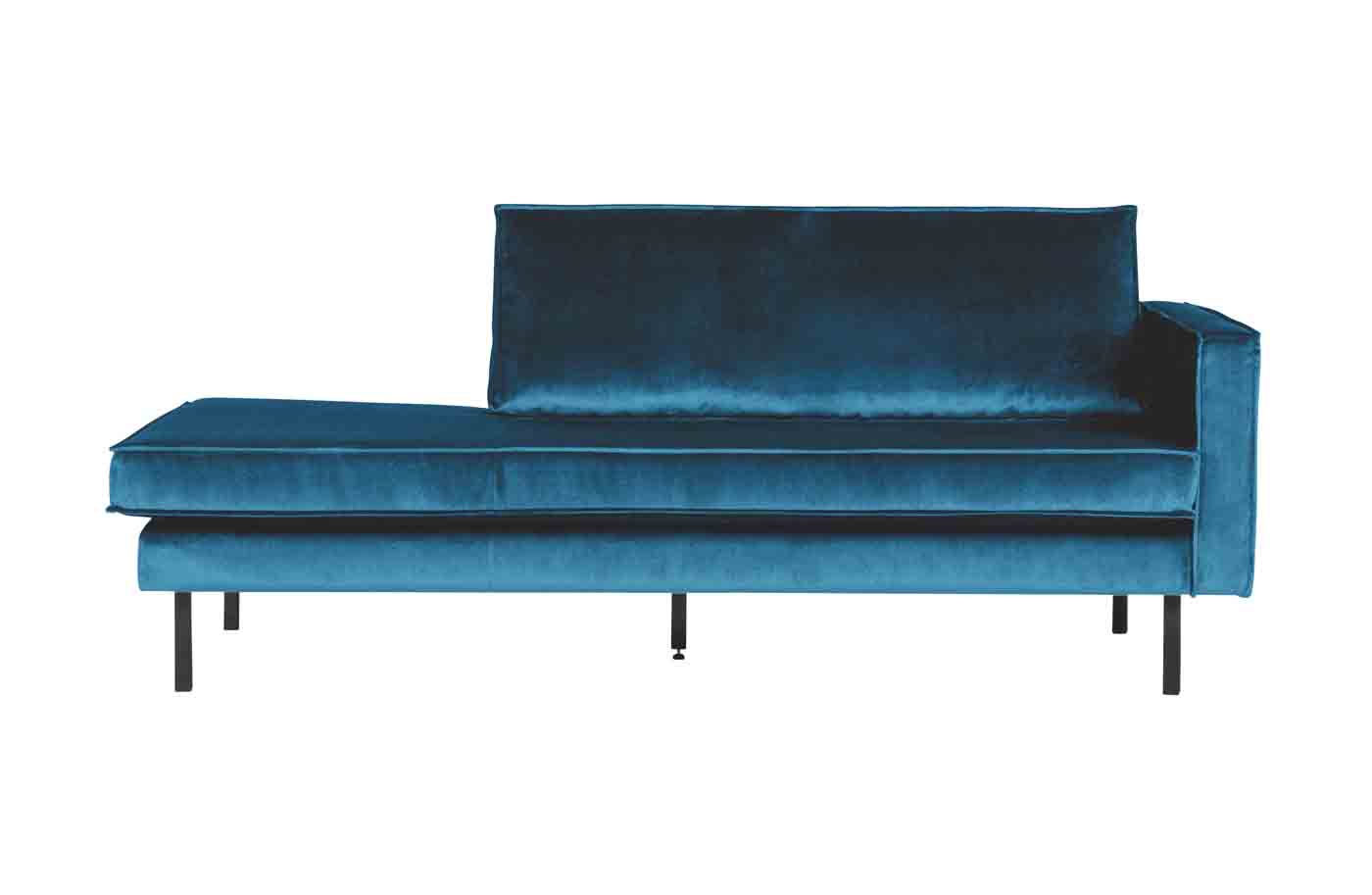 Recamiere Rodeo Daybed Samt, rechts Blau