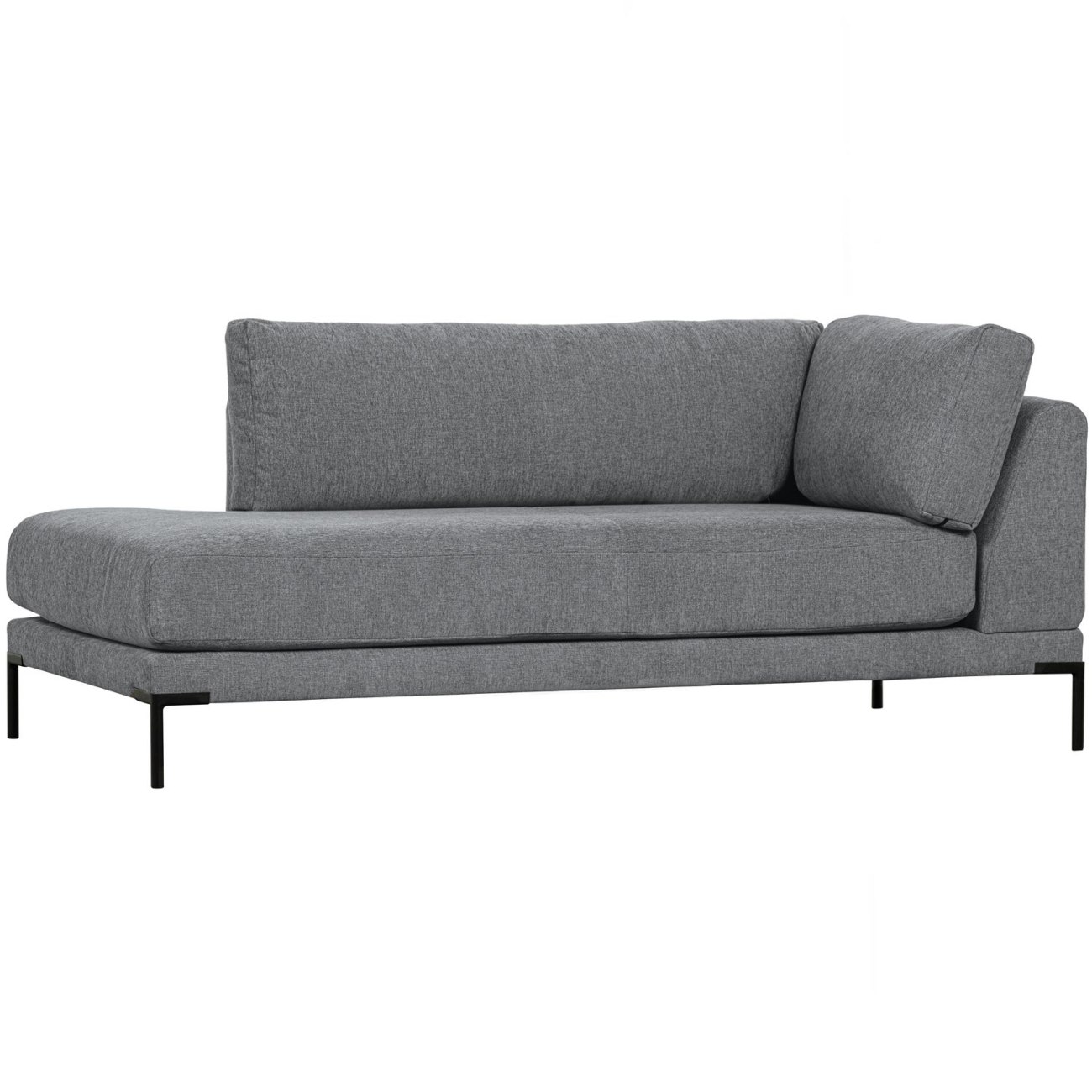 Modulsofa Couple Lounge-Element Links, Denim