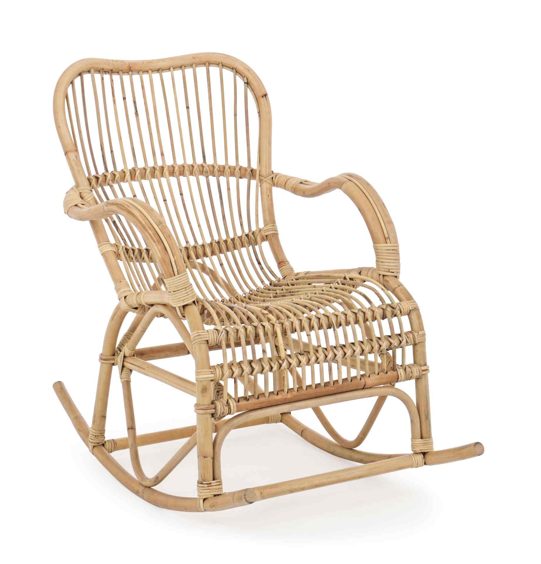 Sessel Casimira aus Rattan, Natur