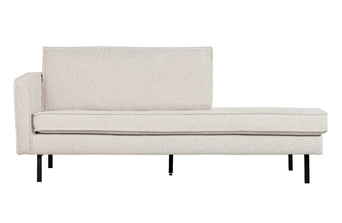 Daybed Rodeo aus Boucle-Stoff Links, Natur