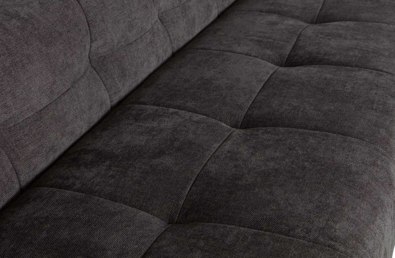 Sofa Grid aus Chenille-Gewebe, Grau