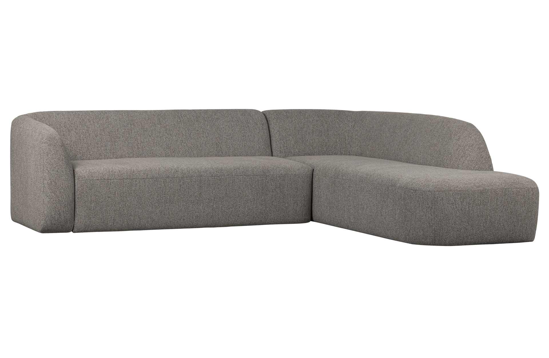 Ecksofa Sloping, Rechts, Grau