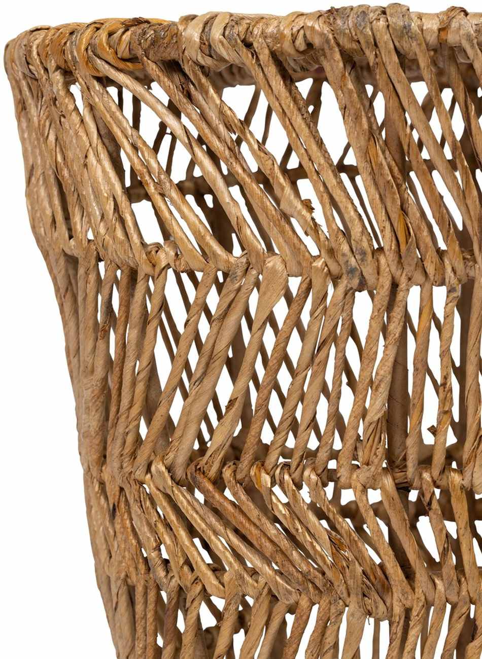 Beistelltisch Agnes aus Abaca, Ø 36 cm