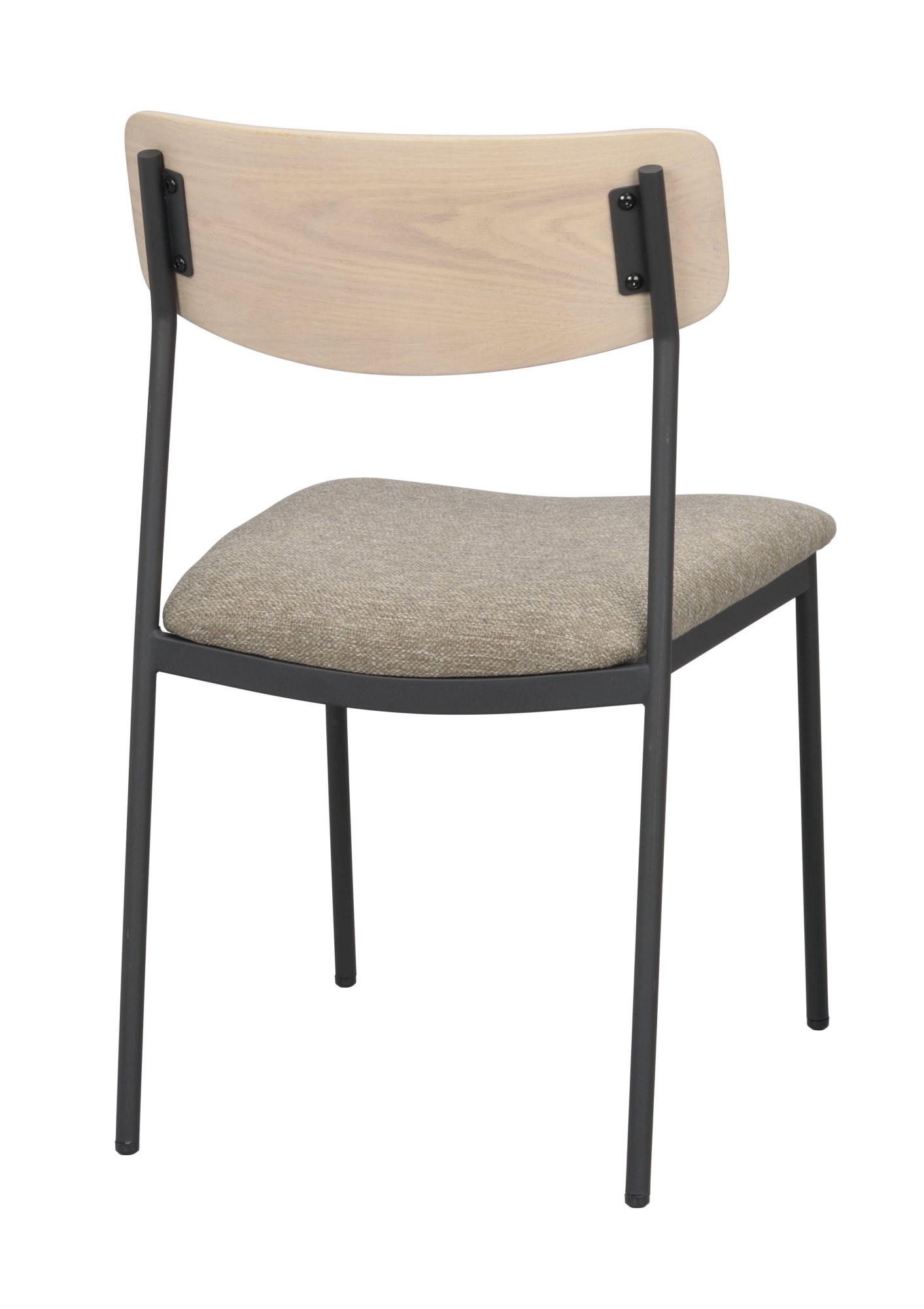 Stuhl Maymont 2er Set, Whitewash / Dunkelbeige passt perfekt in stilvolle Wohnräume.