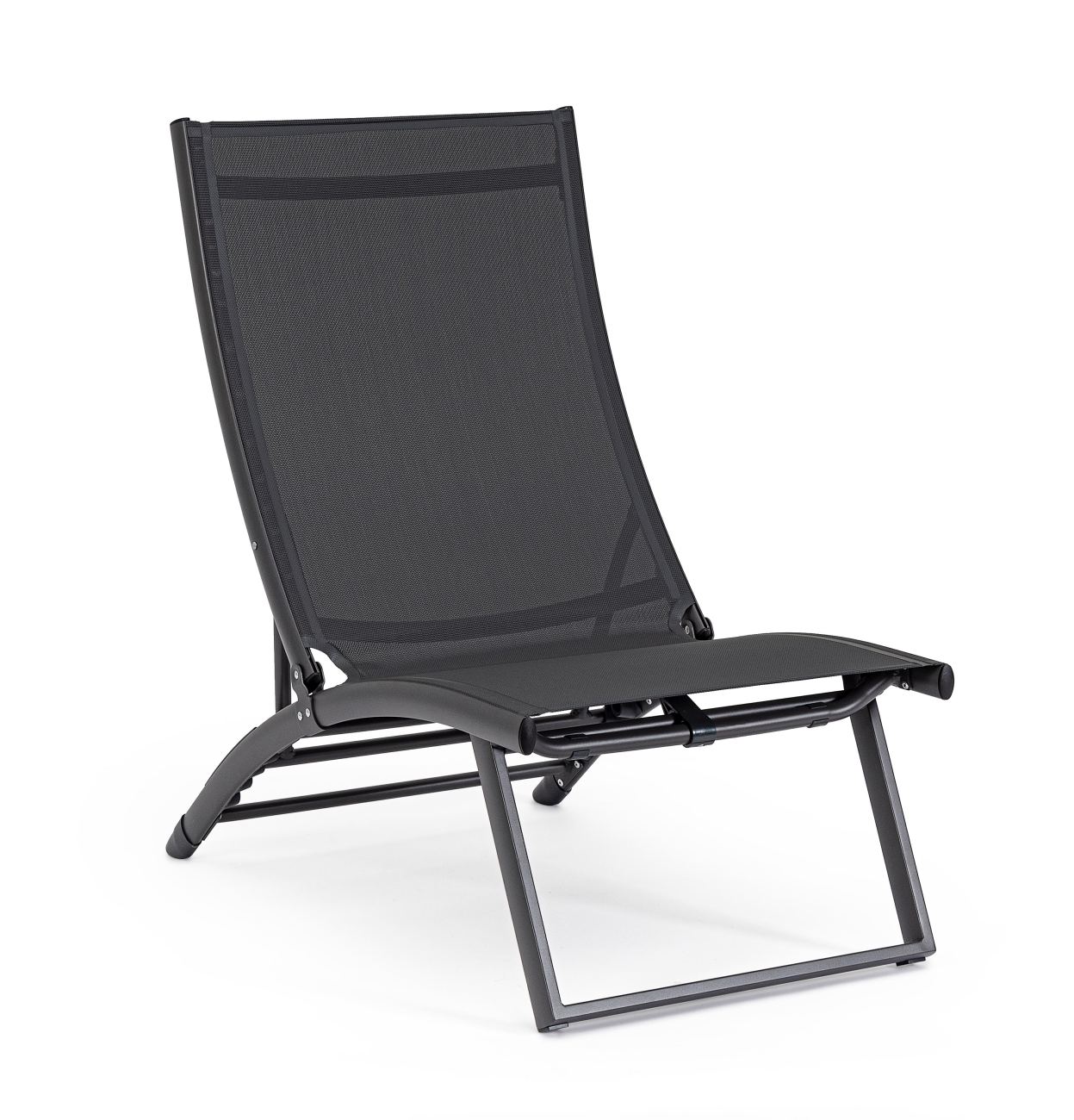 Loungesessel Taylor aus Aluminium, Dunkelgrau