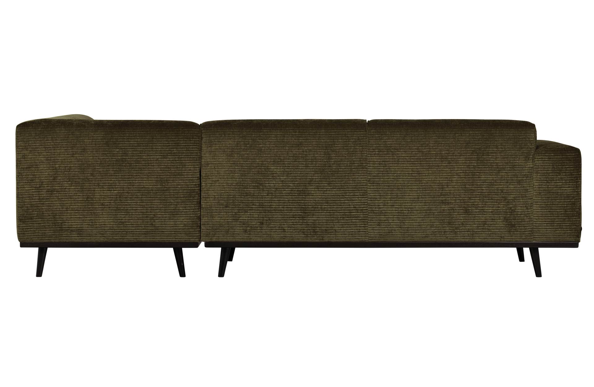 Ecksofa Statement aus gewebten Jacquard Rechts, Olive