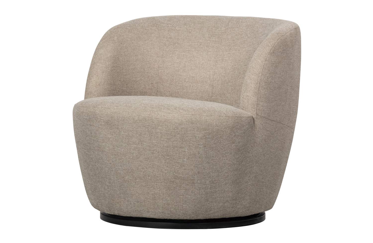 Drehsessel Serra aus Webstoff, Sand Drehsessel Serra aus Webstoff, Sand