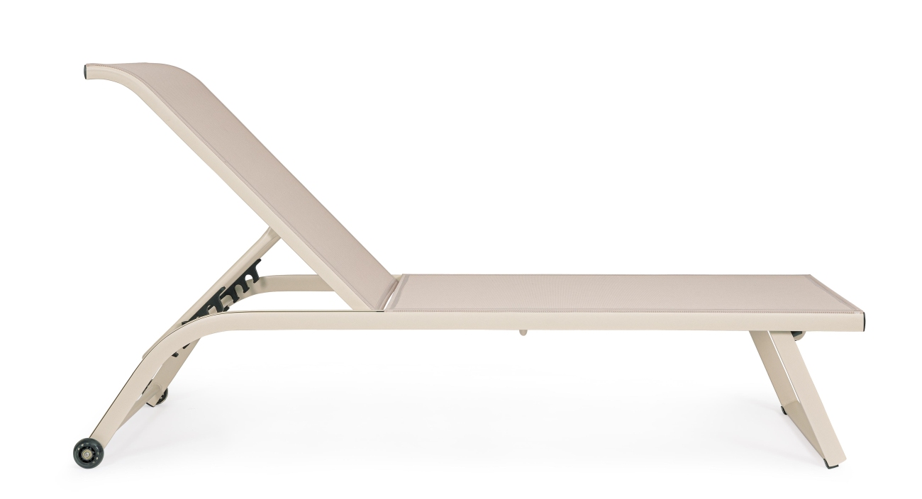 Gartenliege Taylor mit Rollen, Whsiper