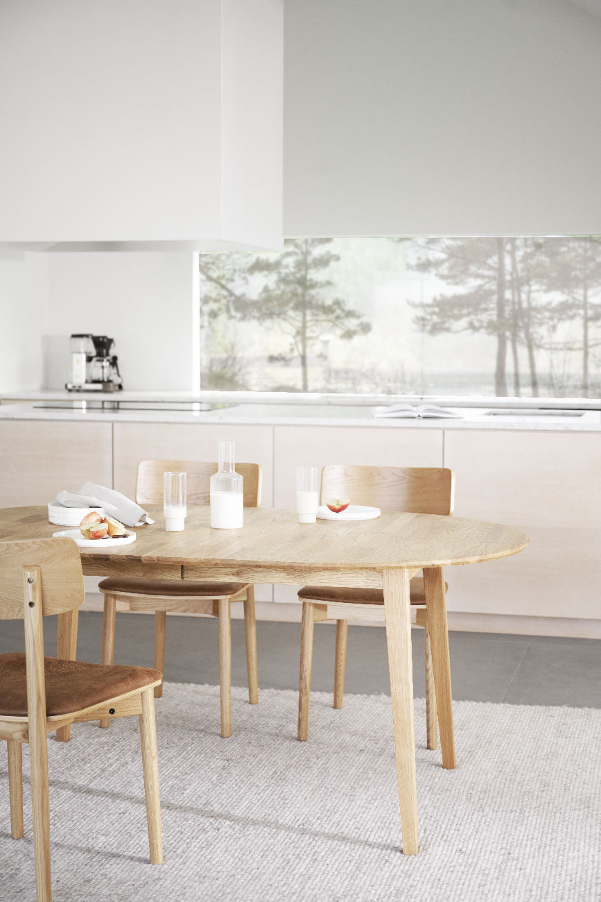 Esstisch Filippa Oval mit Auszug, 170/210cm, Eiche Natur